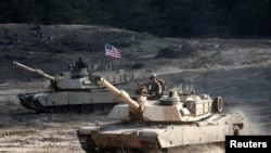 Українські військові тренуватимуться на 31 танку Abrams, які доставили до Німеччини на початку місяця (ілюстраційне фото)