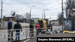 Наслідки обстрілу Херсона, 21 лютого 2023 року
