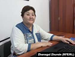 Общественница Айнагуль Баймаханова.