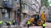 Місце ракетного удару по Дніпру. Під завалами 5-поверхового будинку загинуло троє людей, Дніпро, Україна, 20 квітня 2024. Фото ілюстративне
