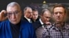 Слева направо: Мумин Шакиров, Николай Патрушев, Сергей Шойгу, Владимир Путин, Алексей Навальный. Коллаж
