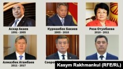 Кыргызстандын эгемен тарыхындагы алты лидери