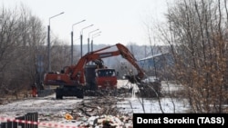 Орусиядагы Тобол дарыясынын жээгин бекемдөө иштери, 5-апрель, 2024-жыл