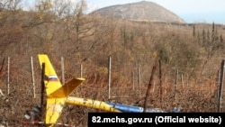 Місце аварії вертольота, Крим, 28 листопада 2016 рік