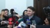 Armenian - Armen Gevorgian, a former senior aide to ex-President Robert Kocharian, speaks to journalists in a court building in Yerevan, January 29, 2019.