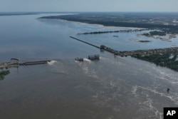 Разрушена плотина Каховской ГЭС, 7 июня 2023 года