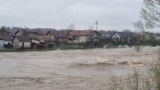 Bosnia and Herzegovina, Vrbac River in the residential area Prijecani near Banjaluka. 