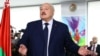 Președintele Lukașenko după ce a votat la scrutinul de duminică, 26 ianuarie 2025.