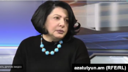 Сильва Амбарцумян в студии Азатутюн ТВ, 18 февраля 2019 г.