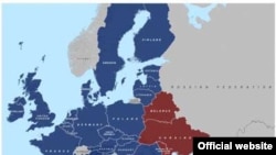 Мапа «Ўсходняга партнэрства»