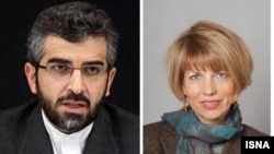 هلگا اشمید و علی باقری