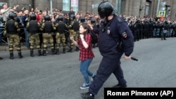 Акція протесту в Санкт-Петербурзі, 9 вересня 2018 року