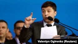 Владимир Зеленский на дебатах