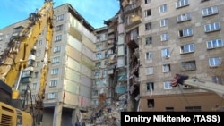 Місце вибуху в Магнітогорську, Росія, 2 січня 2019 року