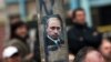 Një foto e presidentit rus, Vladimir Putin gjatë një tubimi elektoral të mbajtur në Mitrovicë të Veriut. Fotografi nga arkivi.