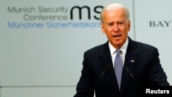 Joseph Biden la conferința pe teme de securitate de la Munchen.