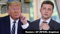 Дональд Трамп (л) та Володимир Зеленський (п) зустрінуться наступного тижня