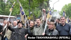 Ընդդիմության բողոքի ցույցը Թբիլիսիում, 22-ը մայիսի, 2011թ.