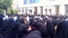 صحنه ای از اعتراضات دانشجویی در دانشگاه امیر کبیر تهران