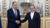 Ruski i iranski ministri vanjskih poslova Sergej Lavrov i Abas Aragči u Teheranu, 25. 2. 2025.