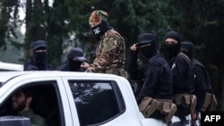 Бойцы сирийских сил безопасности