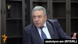Armenia -- Former Defense Minister Vagharshak Harutiunian, Yerevan, 14Jun2016