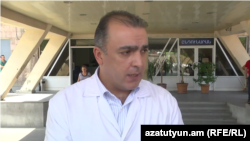 «Էրեբունի» բժշկական կենտրոնի գործադիր տնօրեն Միքայել Մանուկյանը: 
