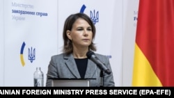У понеділок, 11 вересня, до Києва приїхали міністерка закордонних справ Німеччини Анналена Бербок