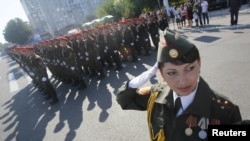 Parada militară din Tiraspol, 2 septembrie 2012