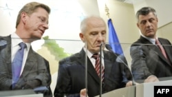 Guido Vestervelle, Fatmir Sejdiu dhe Hashim Thaçi