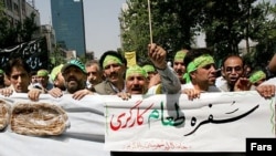Iran -- Iranian workers, International Workers Day, Tehran, 20Jul2008