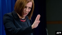 Пресс-секретарь Госдепартамента США Джен Псаки 