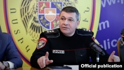 Владимир Гаспарян на должности начальника Полиции Армении, февраль 2017 г.