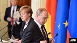 La conferința de presă de la Kremlin (AFP Photo/Kiril Kudrianțev)