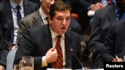 Заступник постійного представника Росії в ООН Володимир Сафронков (на фото), який після смерті Віталія Чуркіна представляє Москву, голосував проти