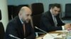 Глава Центрального банка Армении Мартин Галстян (слева)