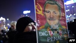 Protest anti-corupție și anti-PSD, București 1 februarie 2017.