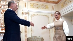 Володимир Путін і Юлія Тимошенко. 2 жовтня 2008 р.