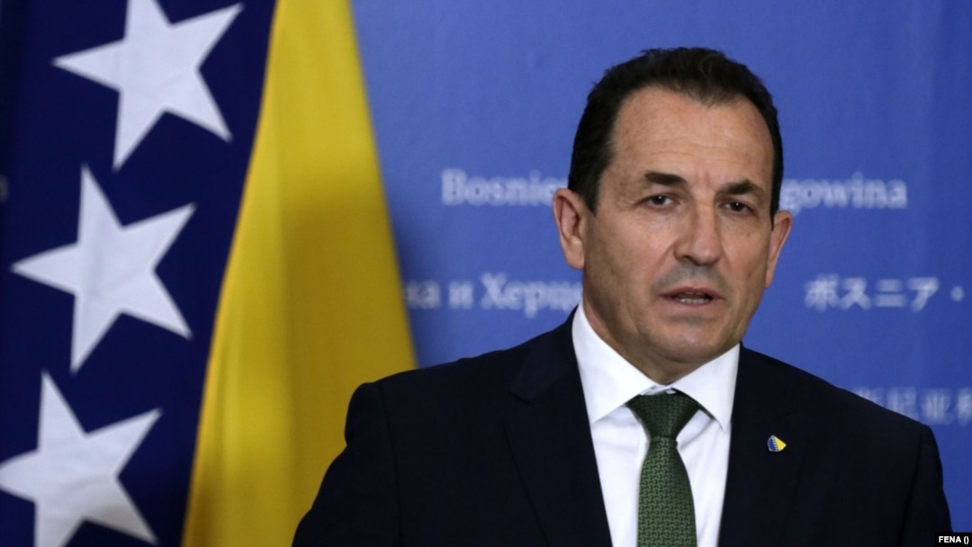 Ministar sigurnosti BiH Selmo Cikotić, 18. april 2021. 