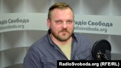 Зьміцер Галко ў студыі ўкраінскага бюро Радыё Свабода