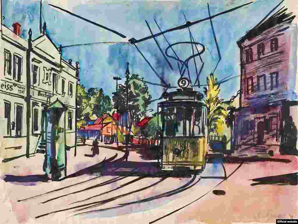 Bernhard Kretzschmar (1889–1972) Tramway, f.d.