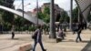 "Park mira" na mostu preko Ibra u Mitrovici