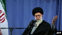 آیت‌الله خامنه‌ای، رهبر جمهوری اسلامی ایران.