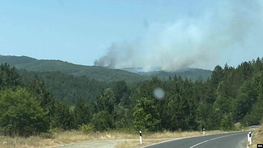 Пожар во близина на Пехчево