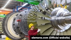 Газовая турбина Siemens (архивное фото)